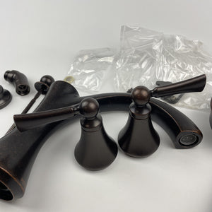 (READ) Moen T654ORB Wynford Deck Mounted Roman Tub Filler Trim Oil Rubbed Bronze