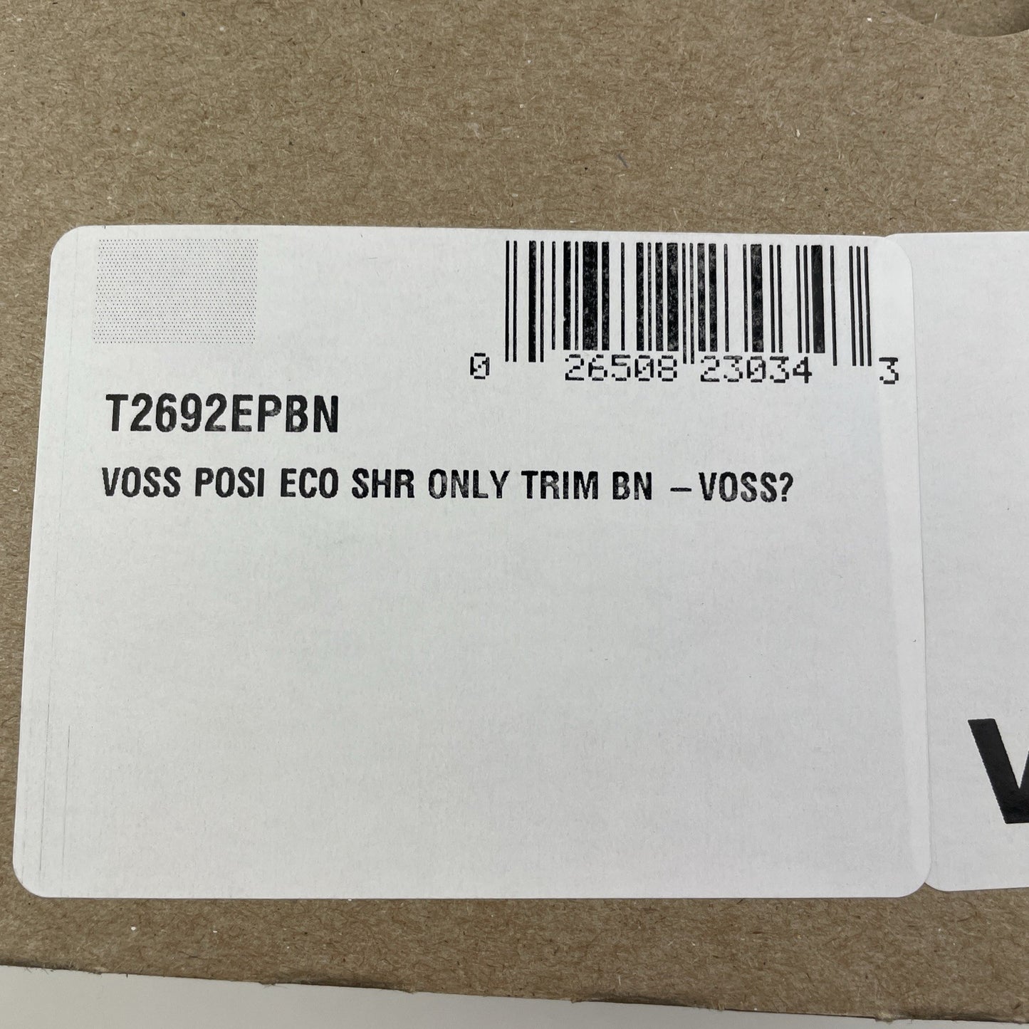 Moen T2692EPBN Voss Posi Temp Eco Performance Shower Trim Only - Brushed Nickel