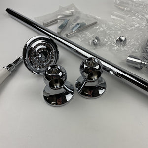 (READ)Moen S12107EP Weymouth Eco Performance Handheld Shower w/ Slide Bar Chrome