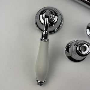 (READ)Moen S12107EP Weymouth Eco Performance Handheld Shower w/ Slide Bar Chrome