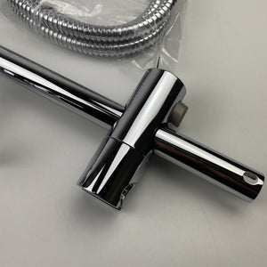 (READ)Moen S12107EP Weymouth Eco Performance Handheld Shower w/ Slide Bar Chrome