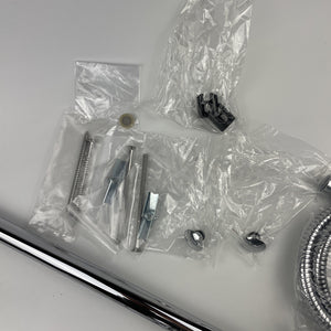 (READ)Moen S12107EP Weymouth Eco Performance Handheld Shower w/ Slide Bar Chrome