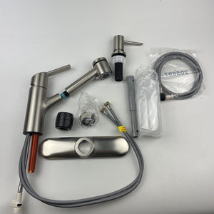 (READ) Moen 87701SRS Sombra Single-Handle Pull-Out Sprayer Kitchen Faucet