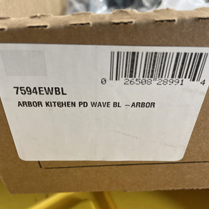 READ Moen 7594EWBL Arbor One-Handle High Arc Pulldown Kitchen Faucet Matte Black