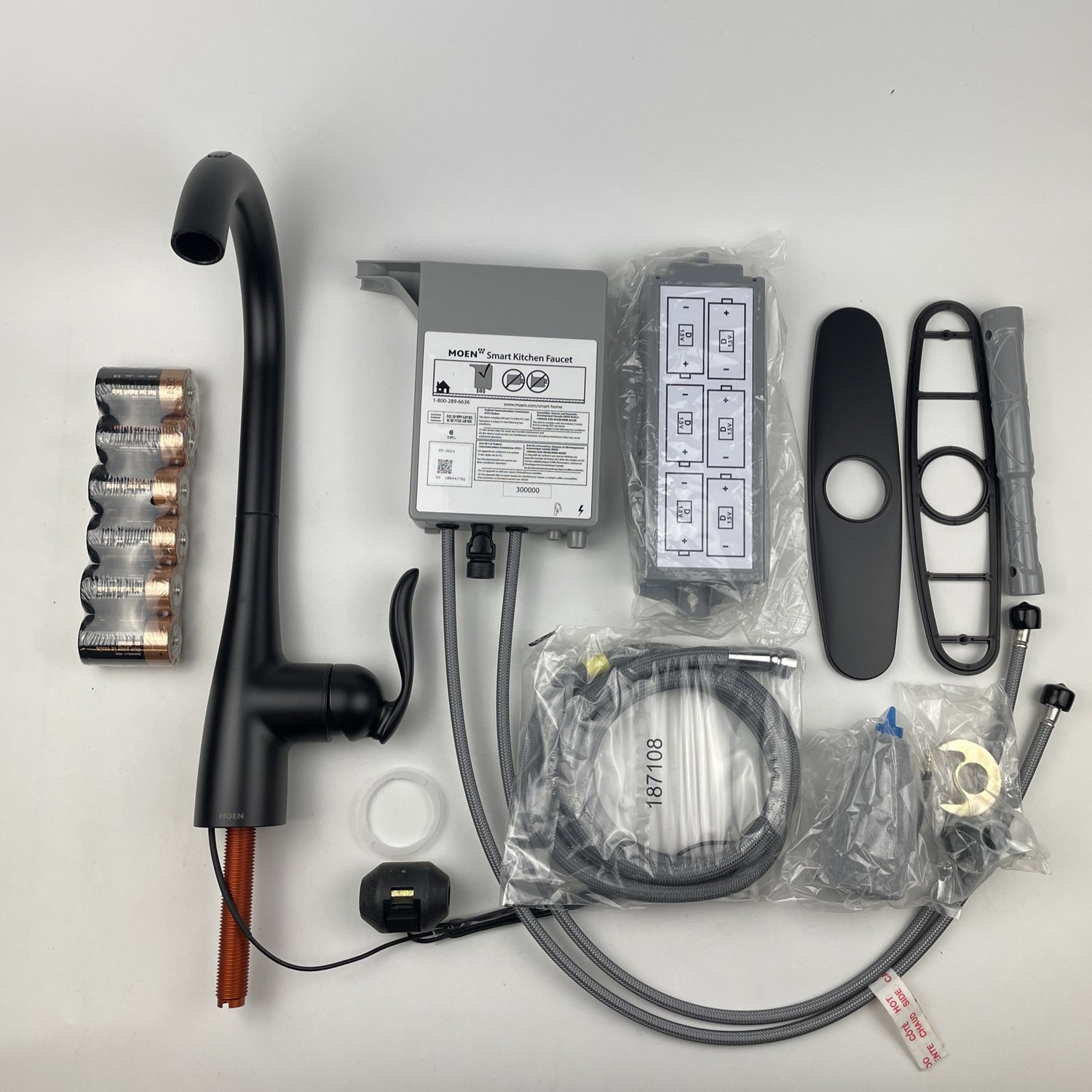 Moen 7594EVBL Arbor Smart Touchless Pull Down Kitchen Faucet - Matte Black