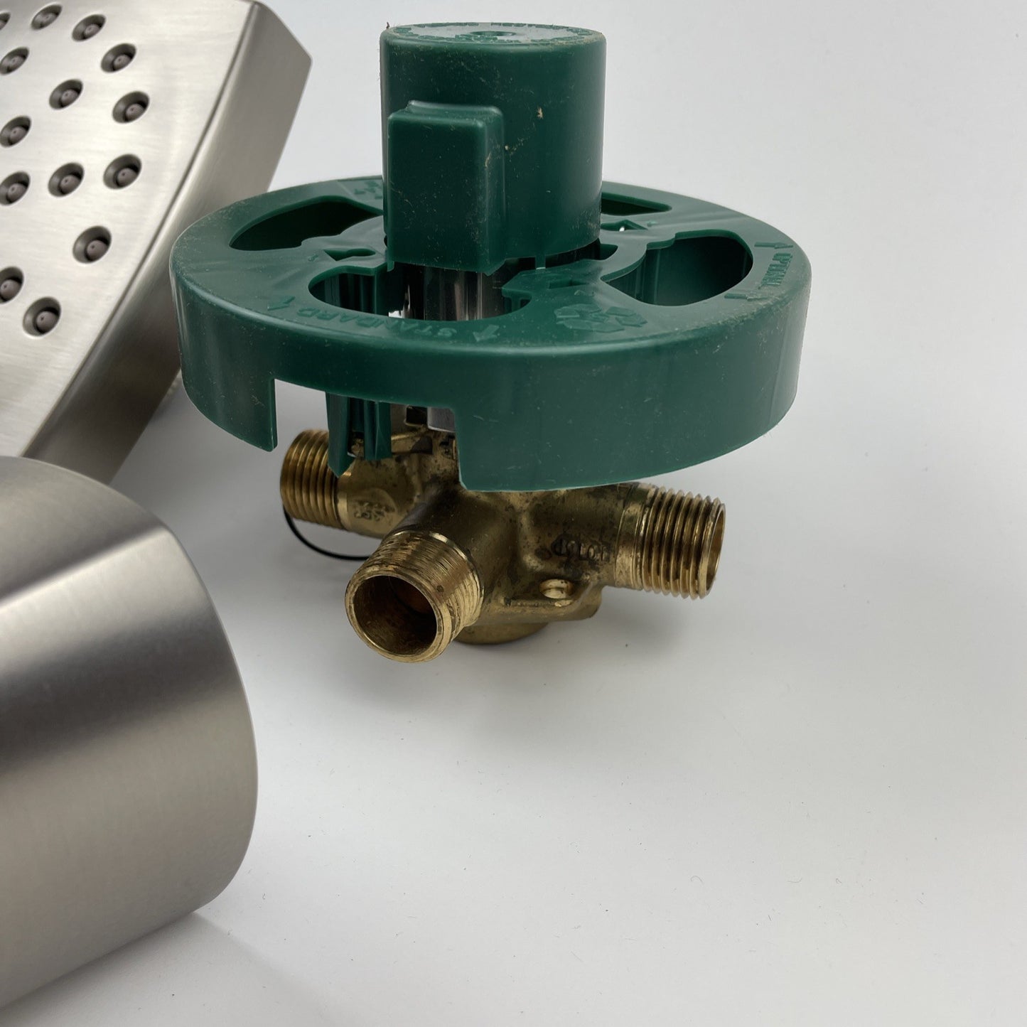 Moen 82504SRN Lindor Posi-Temp Tub and Shower with Valve - Brushed Nickel