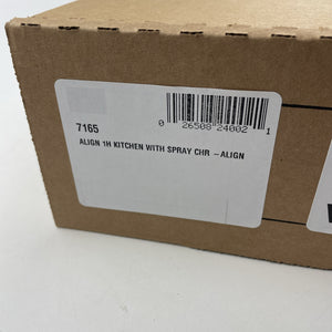 Moen 7165 Align One-Handle High-Arc Modern Kitchen Faucet with Side Spray Chrome