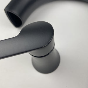 (READ) Moen TS984BL Doux Widespread Deck Mounted Roman Tub Filler - Matte Black