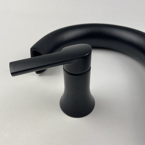(READ) Moen TS984BL Doux Widespread Deck Mounted Roman Tub Filler - Matte Black