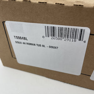 (READ) Moen TS984BL Doux Widespread Deck Mounted Roman Tub Filler - Matte Black