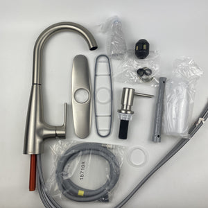 Moen 87627SRS Haelyn One-Handle High Arc Pulldown Kitchen Faucet - Stainless