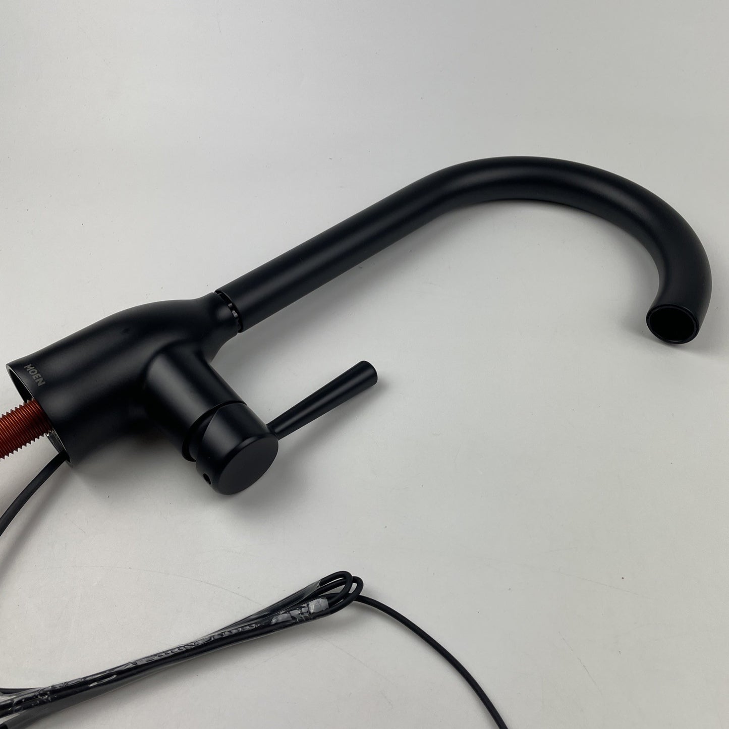Moen 87233EWBL Adler One-Handle Low Arc Pulldown Kitchen Faucet - Matte Black