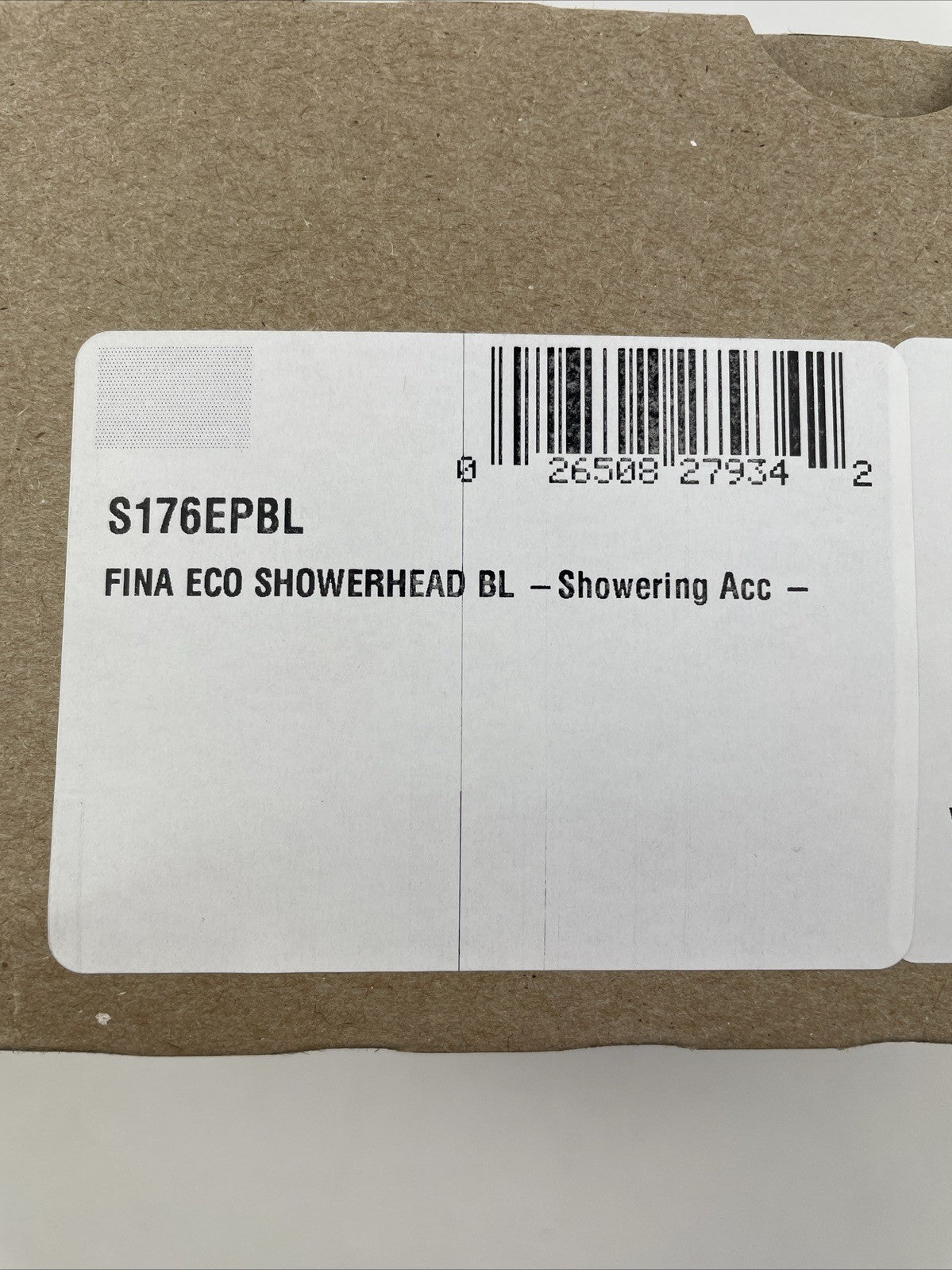 Moen S176EPBL 7” Eco-Performance Single Function Shower Head - Matte Black