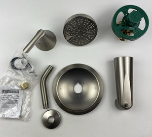 (READ) Moen 82518SRN Findlay One Handle Posi-Temp Tub and Shower Brushed Nickel