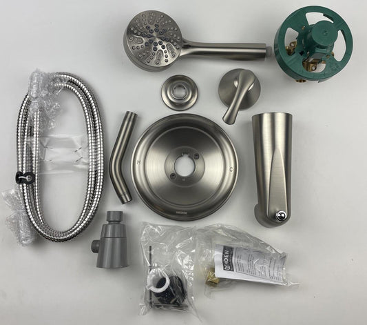 Moen 82879SRN Tiffin Posi-Temp Multi Function Tub and Shower - Brushed Nickel