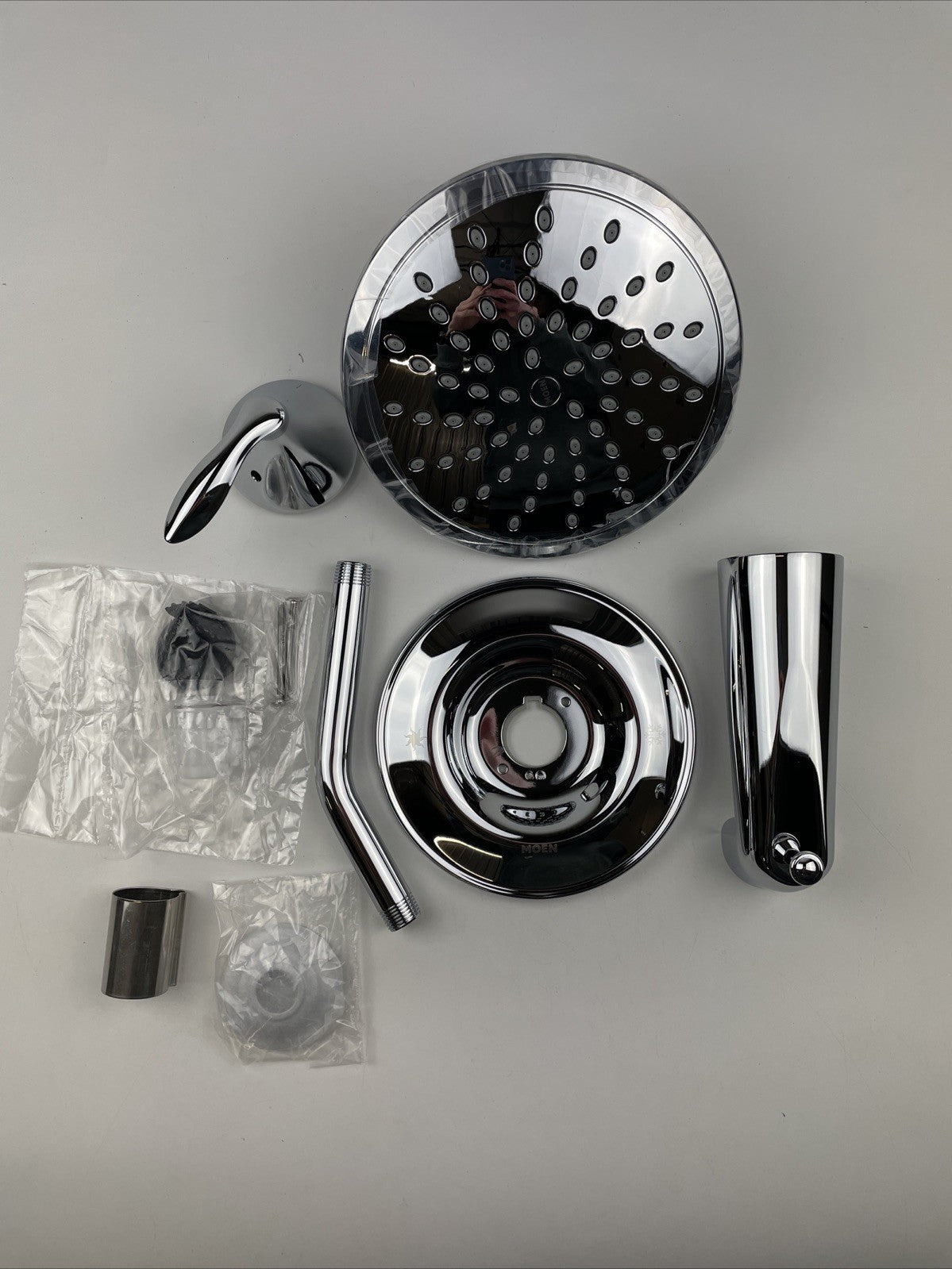 Moen T2233EP Eva Posi-Temp Tub Shower Faucet Trim w/ 8" Shower Head - Chrome