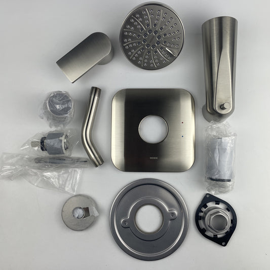 Moen UT2473EPBN Genta Multi Function Shower Head Trim Kit M-Core Brushed Nickel