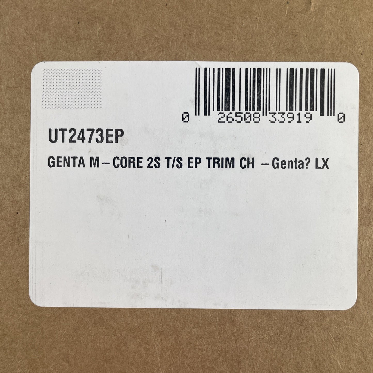 Moen UT2473EP Genta M-Core Single Handle Tub/Shower Faucet Trim Kit - Chrome