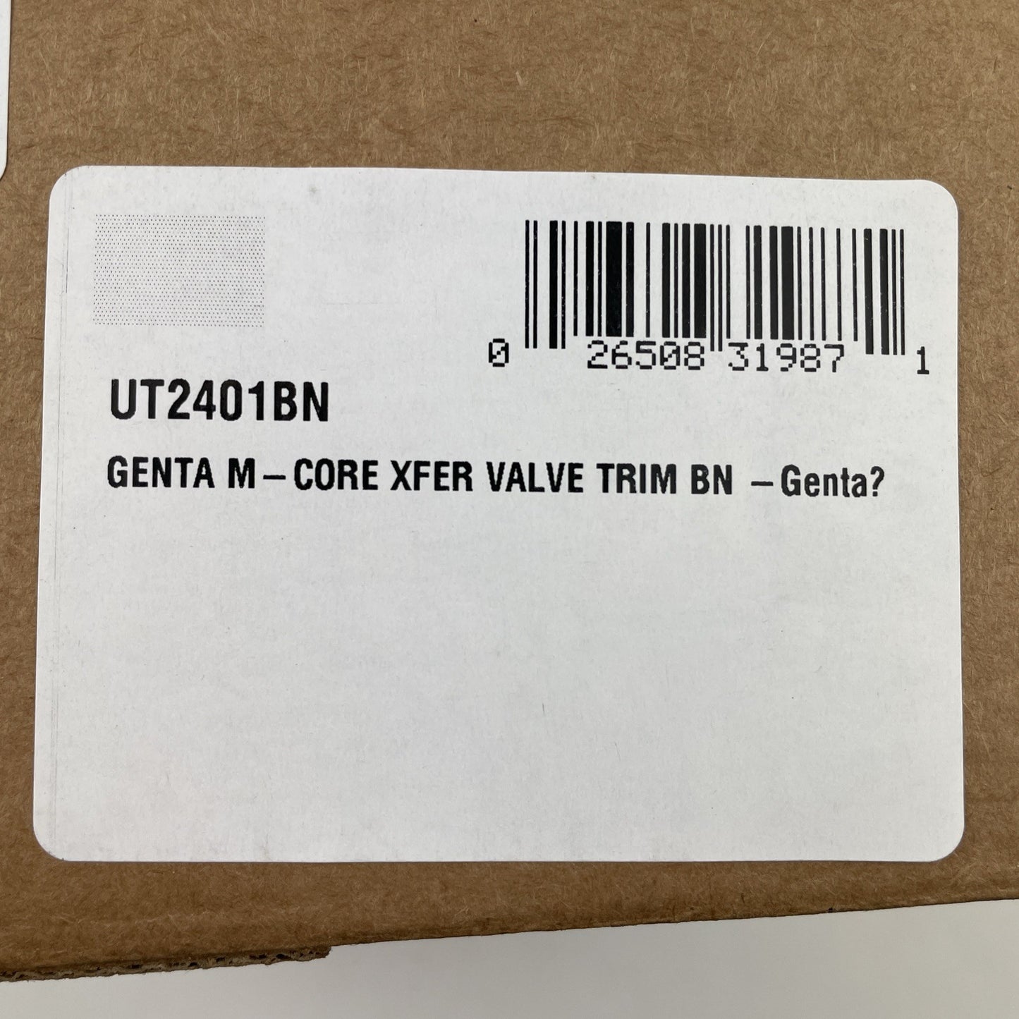 Moen UT2401BN Genta LX 1-Handle M-Core Transfer Valve Trim - Brushed Nickel