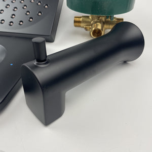 (READ)Moen 82760BL Genta Single-handle 1-Spray Tub and Shower Faucet Matte Black