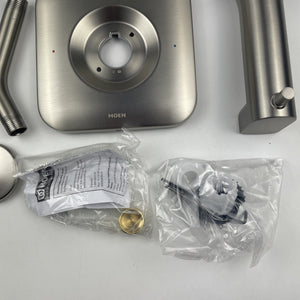 (READ) Moen 82760SRN Genta One-Handle Tub And Shower Spot Resist Brushed Nickel