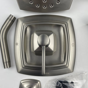 (READ) Moen 82922SRN Conway Bathroom Tub and Shower Trim Kit - Brushed Nickel