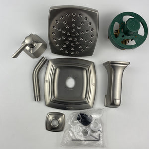 (READ) Moen 82922SRN Conway Bathroom Tub and Shower Trim Kit - Brushed Nickel