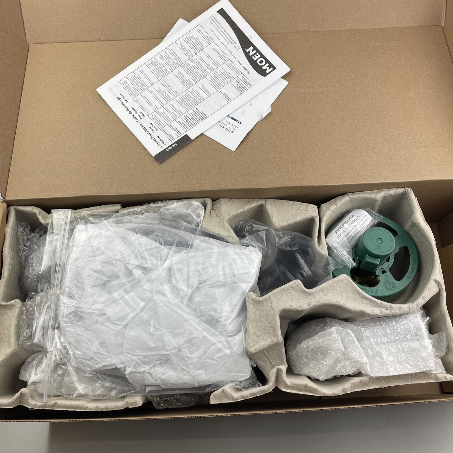 Moen 82611BL Brecklyn Single Handle 6-Spray Tub and Shower Faucet - Matte Black