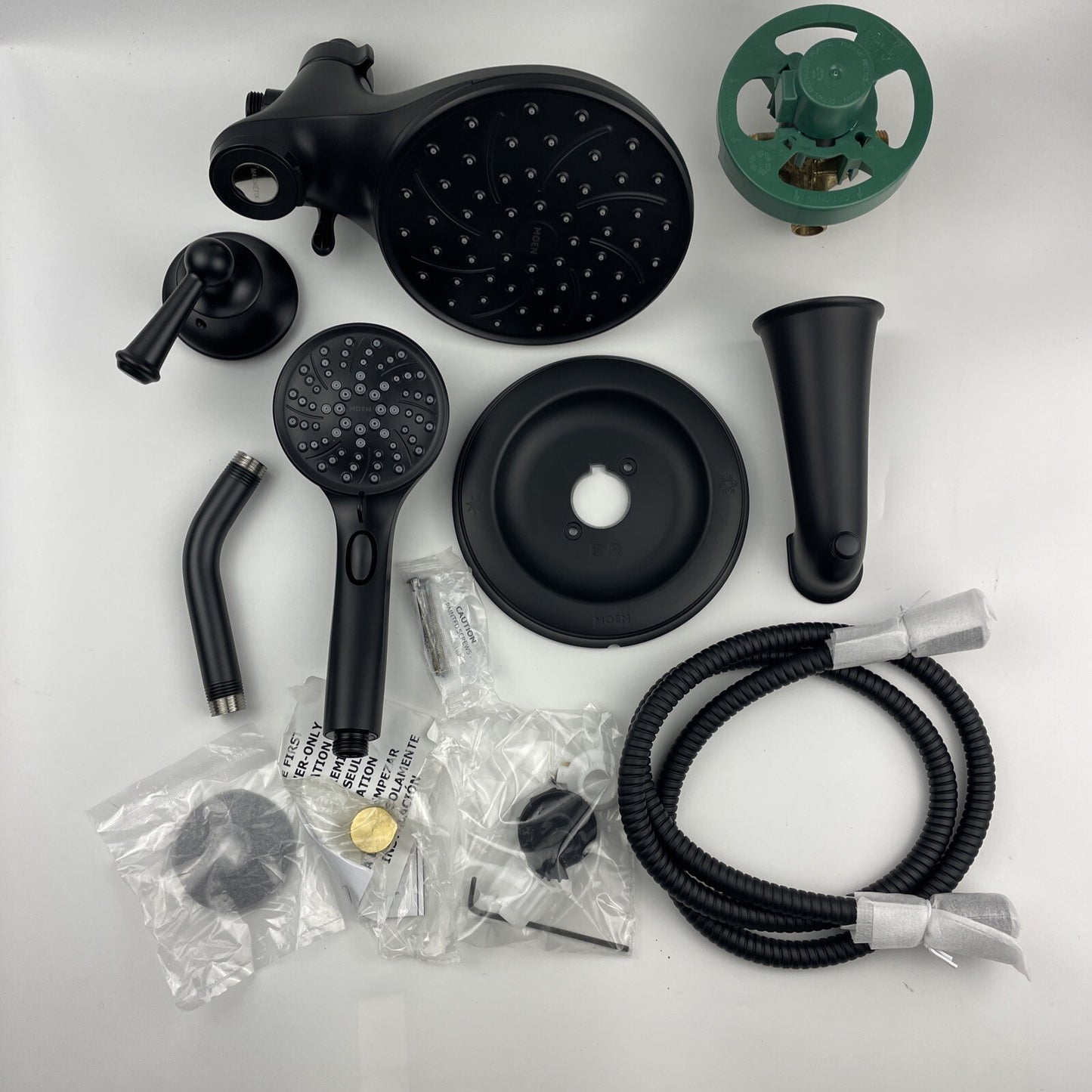 Moen 82611BL Brecklyn Single Handle 6-Spray Tub and Shower Faucet - Matte Black