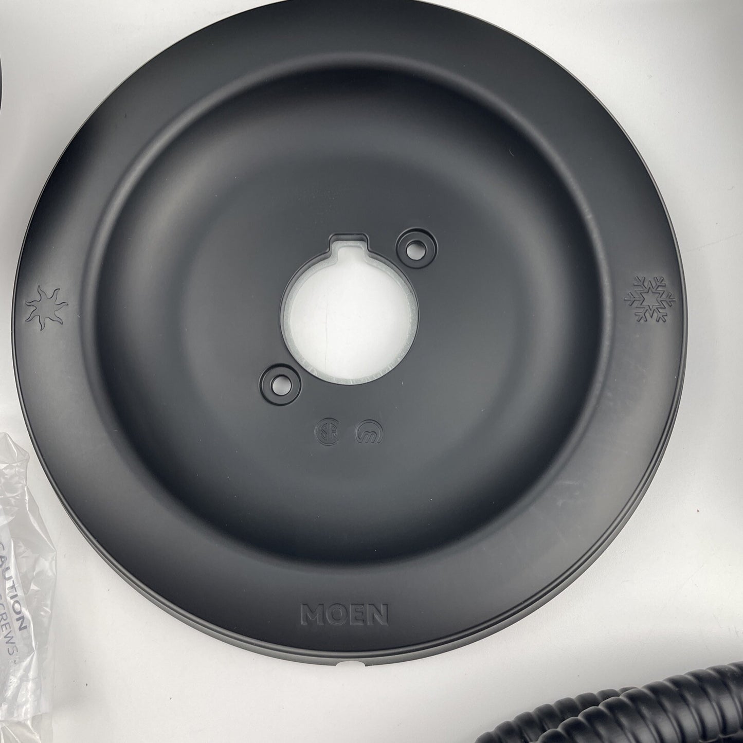 Moen 82611BL Brecklyn Single Handle 6-Spray Tub and Shower Faucet - Matte Black