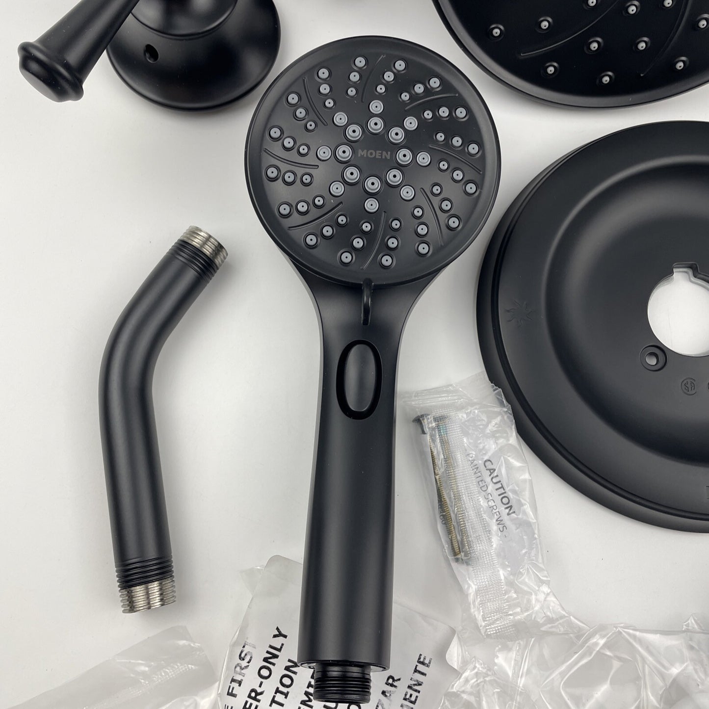 Moen 82611BL Brecklyn Single Handle 6-Spray Tub and Shower Faucet - Matte Black