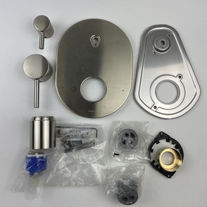 (READ) Moen UT3290BN Align M-CORE 3-Series Faucet Valve Trim - Brushed Nickel