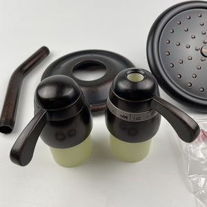 Moen TS3400ORB ExactTemp 2-Handle Rain Shower Faucet - Oil Rubbed Bronze