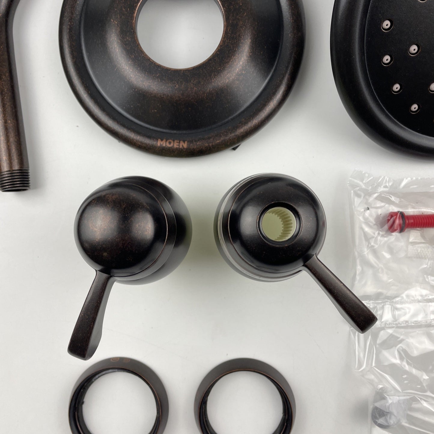 Moen TS3400ORB ExactTemp 2-Handle Rain Shower Faucet - Oil Rubbed Bronze