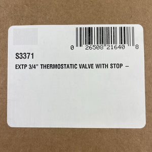 Moen S3371 3/4 Inch IPS ExactTemp Thermostatic Rough-In Valve