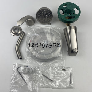 Moen 82603SRN Adler One-Handle Posi-Temp Pressure Balanced Shower Brushed Nickel