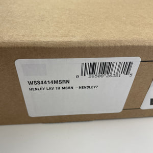 Moen WS84414MSRN Hensley Single Handle High Arc Bathroom Faucet - Brushed Nickel