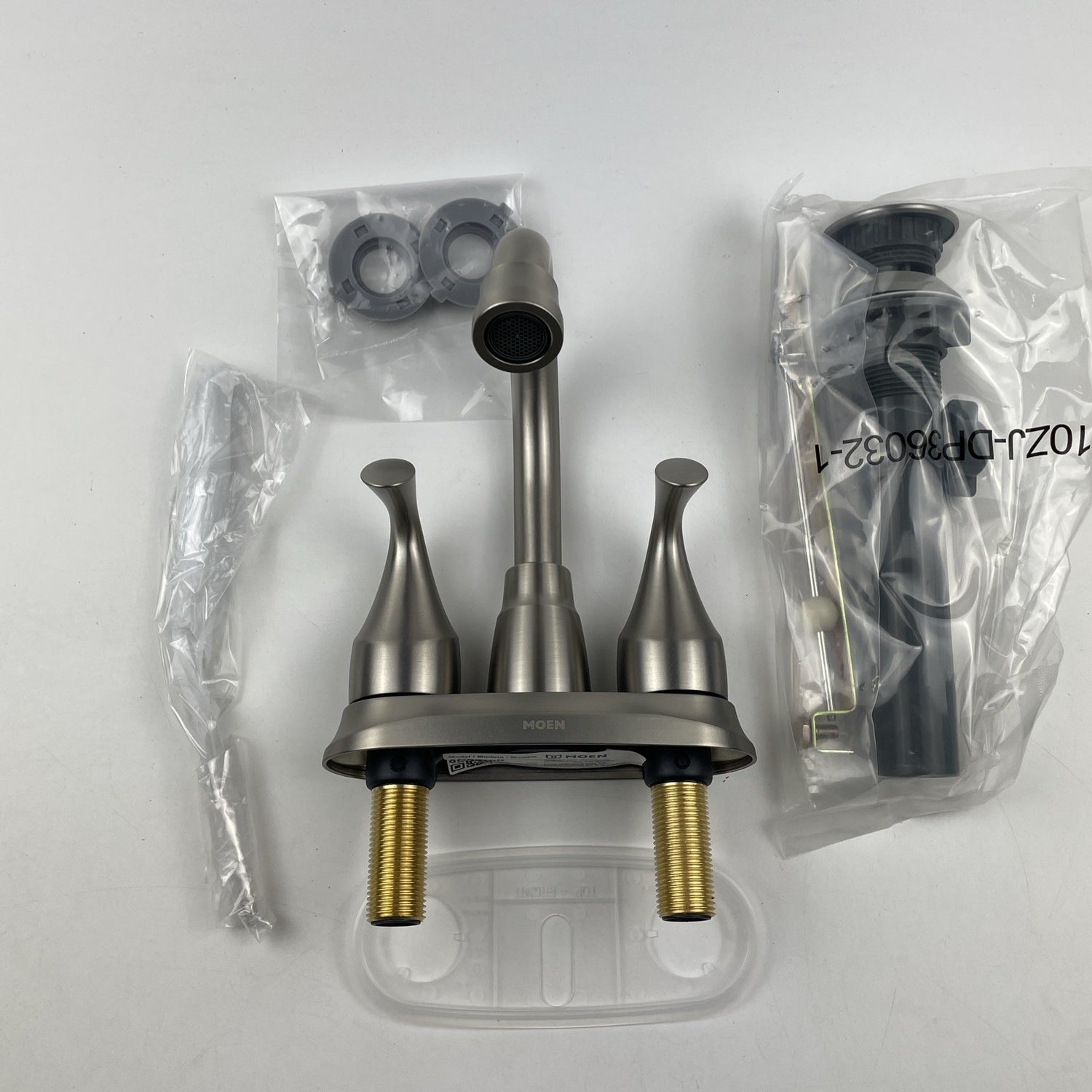 (R) Moen 84115SRN Idora 2-Handle Centerset Bathroom Faucet - Brushed Nickel