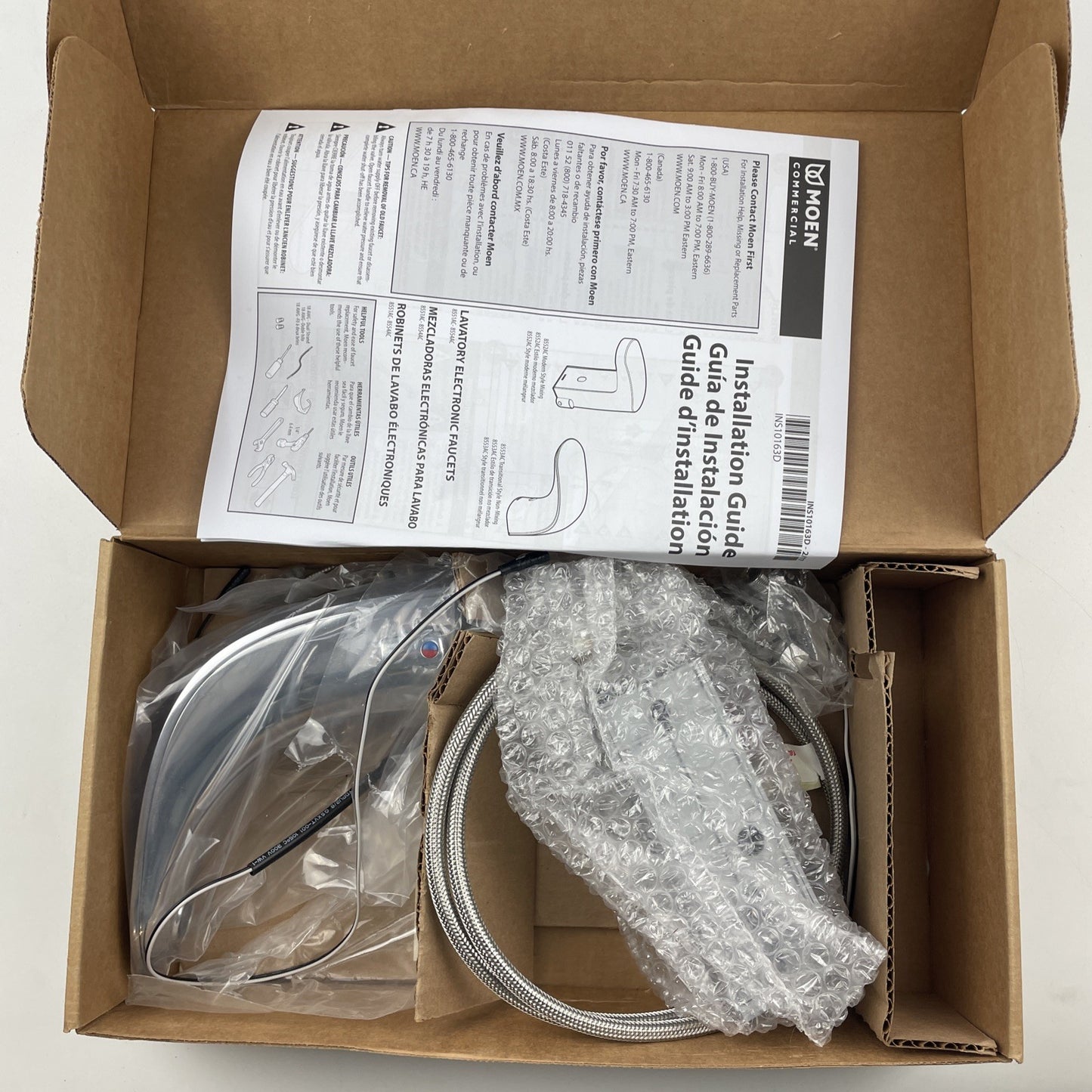 Moen 8554AC M-POWER One Handle Sensor Operated Lavatory Faucet - Chrome