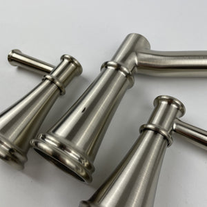 (READ) Moen T6405BN Belfield Two-Handle High Arc Bathroom Faucet Brushed Nickel