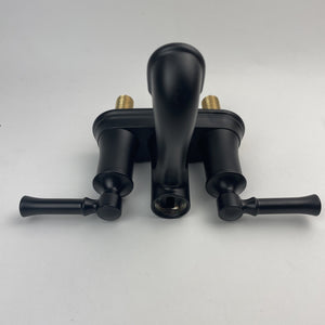 Moen 6802BL Dartmoor Two-Handle High Arc Bathroom Faucet - Matte Black