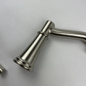 (READ) Moen T6405BN Belfield Two-Handle High Arc Bathroom Faucet Brushed Nickel