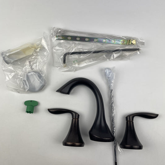 Moen T6420ORB Eva Two-Handle High Arc Bathroom Faucet - Oil Rubbed Bronze