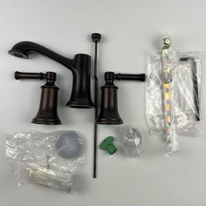 (R) Moen T6805ORB Dartmoor Two Handle High Arc Bathroom Faucet Oil Rubbed Bronze