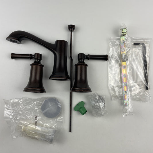 (R) Moen T6805ORB Dartmoor Two Handle High Arc Bathroom Faucet Oil Rubbed Bronze