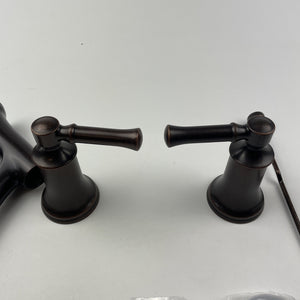 (R) Moen T6805ORB Dartmoor Two Handle High Arc Bathroom Faucet Oil Rubbed Bronze