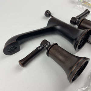 (R) Moen T6805ORB Dartmoor Two Handle High Arc Bathroom Faucet Oil Rubbed Bronze