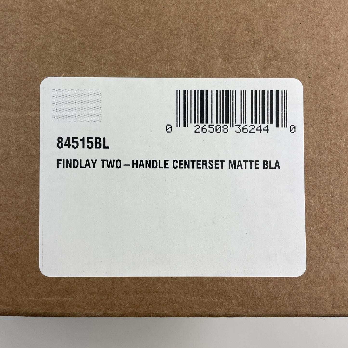 Moen 84515BL Findlay 4 in. Centerset Double-Handle Bathroom Faucet - Matte Black