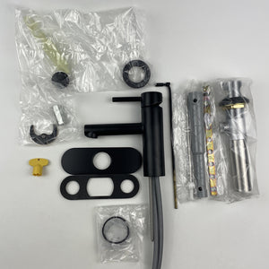 Moen 6190BL Align One-Handle Single Hole Bathroom Faucet - Matte Black