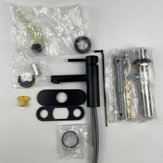 Moen 6190BL Align One-Handle Single Hole Bathroom Faucet - Matte Black